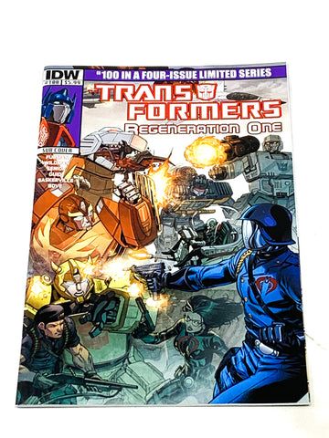 TRANSFORMERS - REGENERATION ONE #100. VARIANT COVER. NM- CONDITION.
