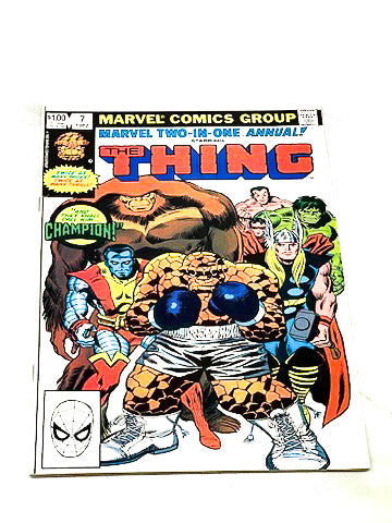 MARVEL TWO IN ONE ANNUAL #7. VFN- CONDITION