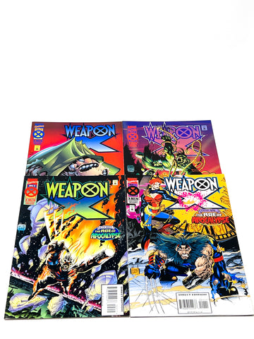 WEAPON X #1-4. COMPLETE SET!