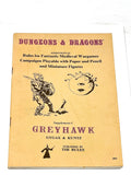 DUNGEONS & DRAGONS - SUPPLEMENT 1: GREYHAWK. FN+ CONDITION.