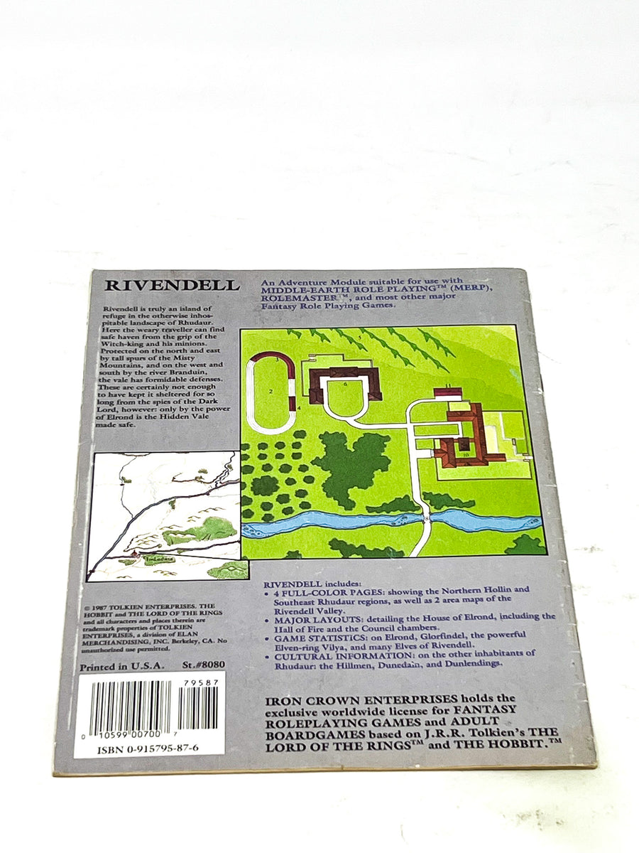 MERP - RIVENDELL: THE HOUSE OF ELROND. FN- CONDITION – The Unreality Store