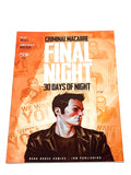 CRIMINAL MACABRE - FINAL NIGHT #2. NM CONDITION.