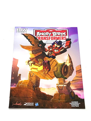 ANGRY BIRDS/TRANSFORMERS #1. VARIANT COVER. VFN CONDITION.