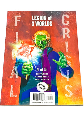 FINAL CRISIS LEGION OF THREE WORLDS #4. NM CONDITION.