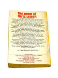 THE BOOK OF FRITZ LEIBER P/B. VG- CONDITION.