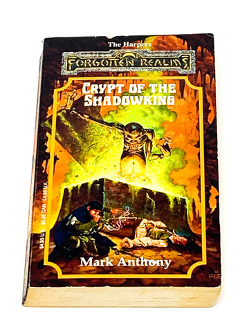 FORGOTTEN REALMS - CRYPT OF THE SHADOWKING P/B. FN+ CONDITION.
