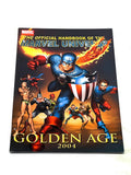 OFFICIAL HANDBOOK OF THE MARVEL UNIVERSE - GOLDEN AGE #1. VFN+ CONDITION.