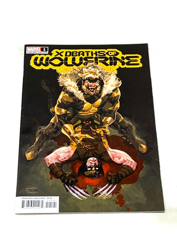 X DEATHS OF WOLVERINE #1. VARIANT COVER. NM- CONDITION.