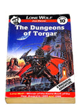 LONE WOLF BOOK 10 - THE DUNGEONS OF TORGAR. VG+ CONDITION.