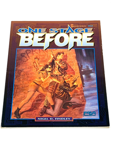 SHADOWRUN RPG - ONE STAGE BEFORE. FASA 7312