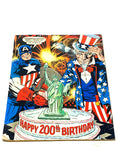 MARVEL TREASURY EDITION - CAPTAIN AMERICA'S BICENTENNIAL BATTLES. VG- CONDITION.